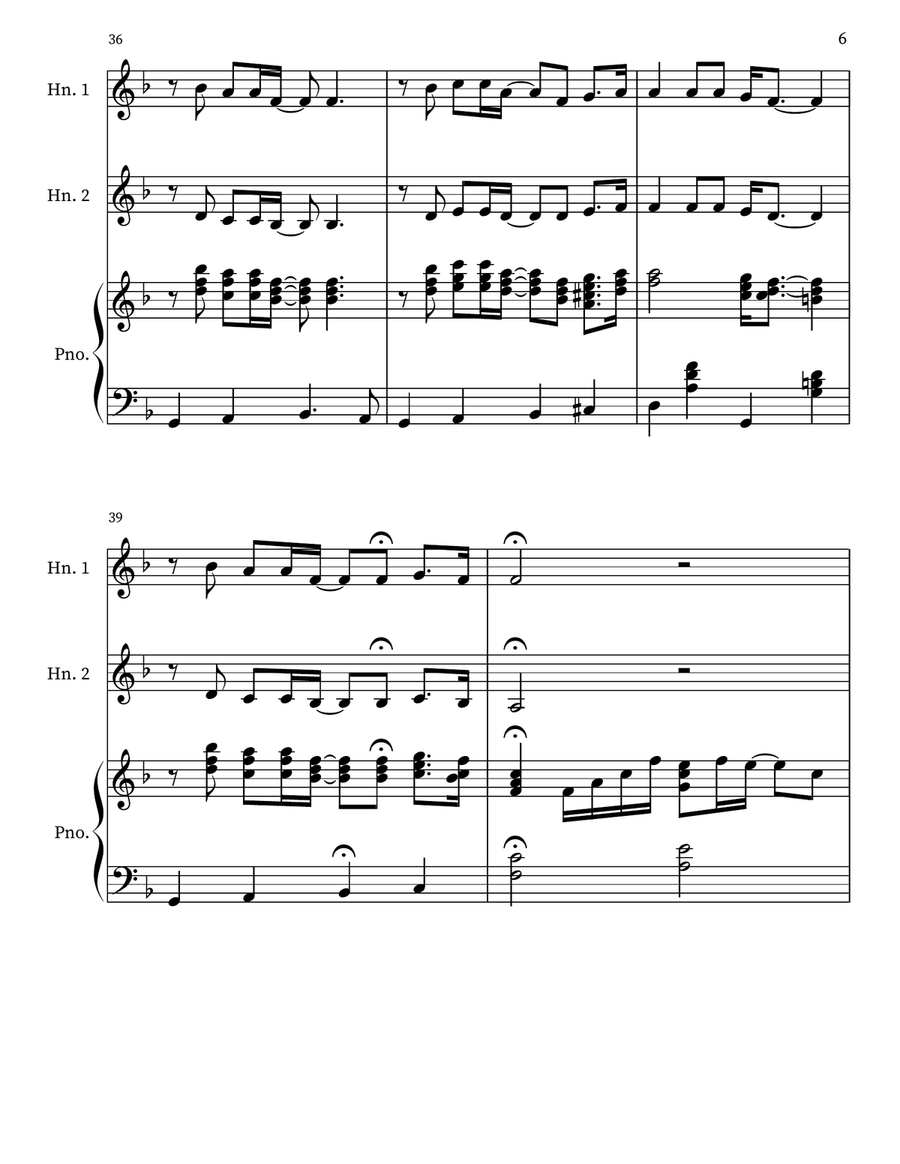 Nobody Loves Me Like You Do Brass Duet scores gallery preview page 6