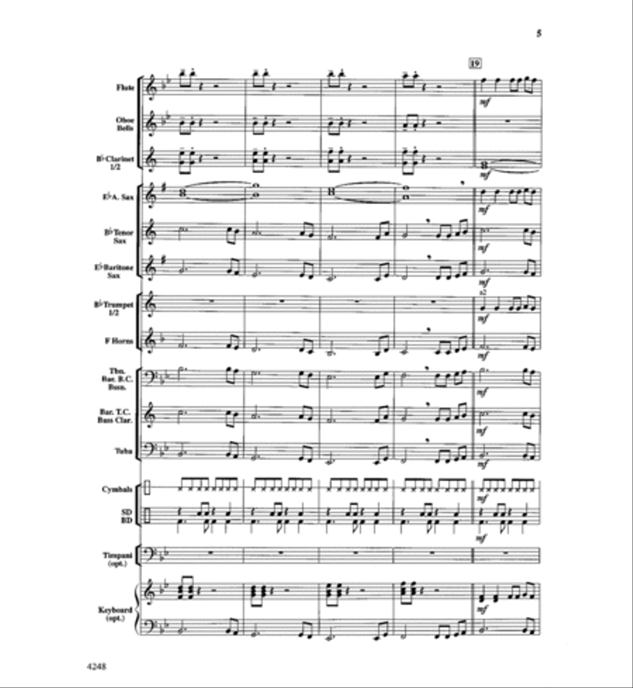 Hot Fudge Sundae Hot Fudge Sundae Concert Band scores gallery preview page 5