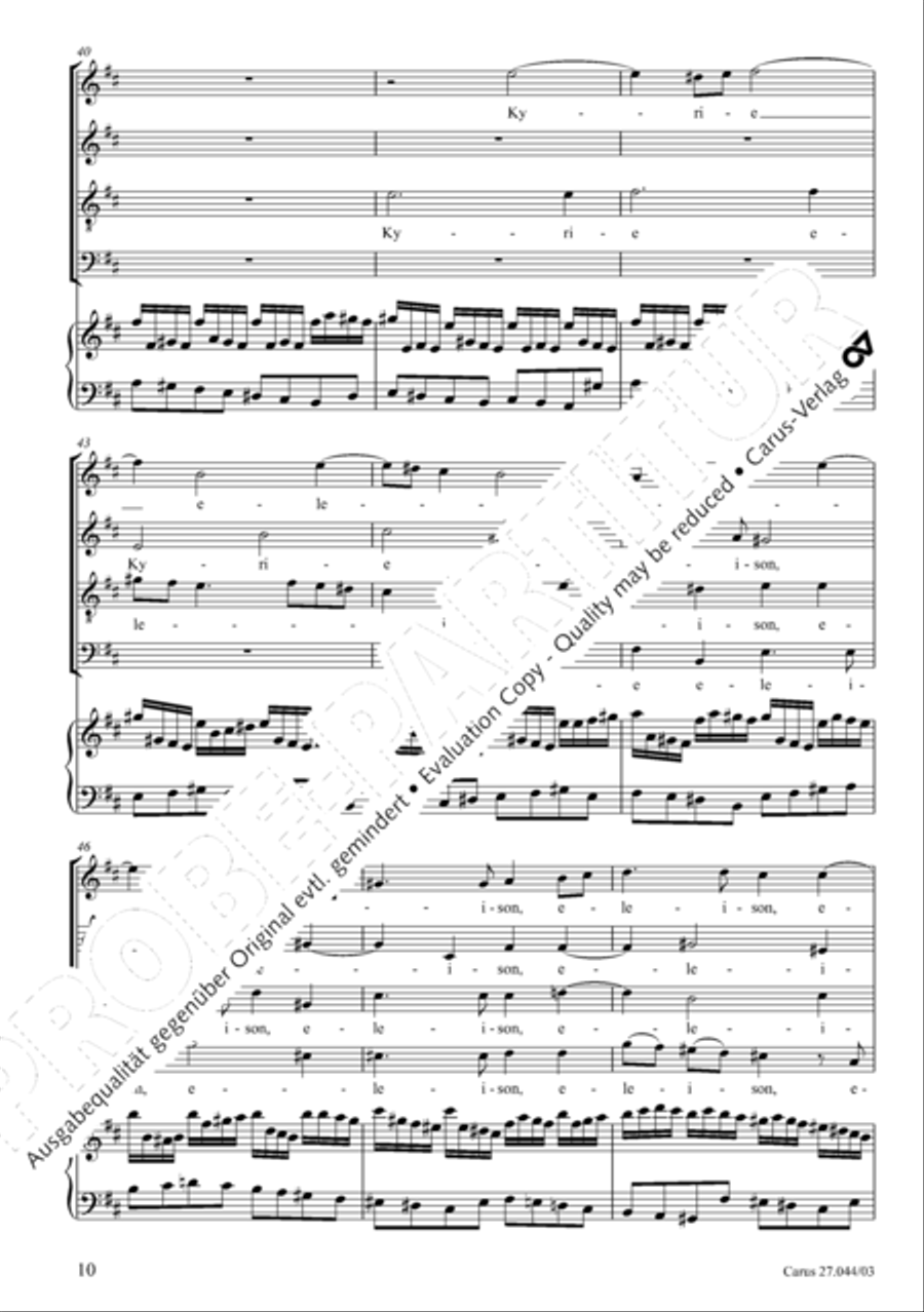 Messa per il Santissimo Natale 4-Part scores gallery preview page 11