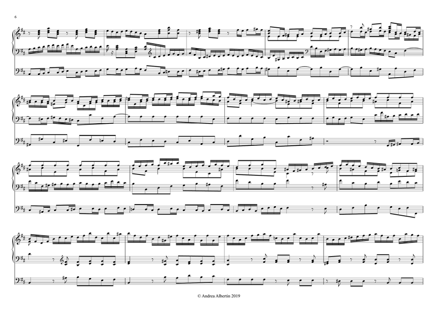 Suite in D Major BWV 1068, arrangement for organ Organ Solo scores gallery preview page 6