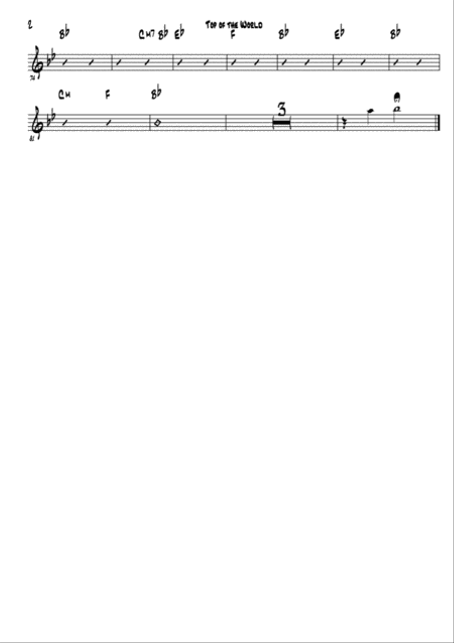Top Of The World Small Ensemble scores gallery preview page 2