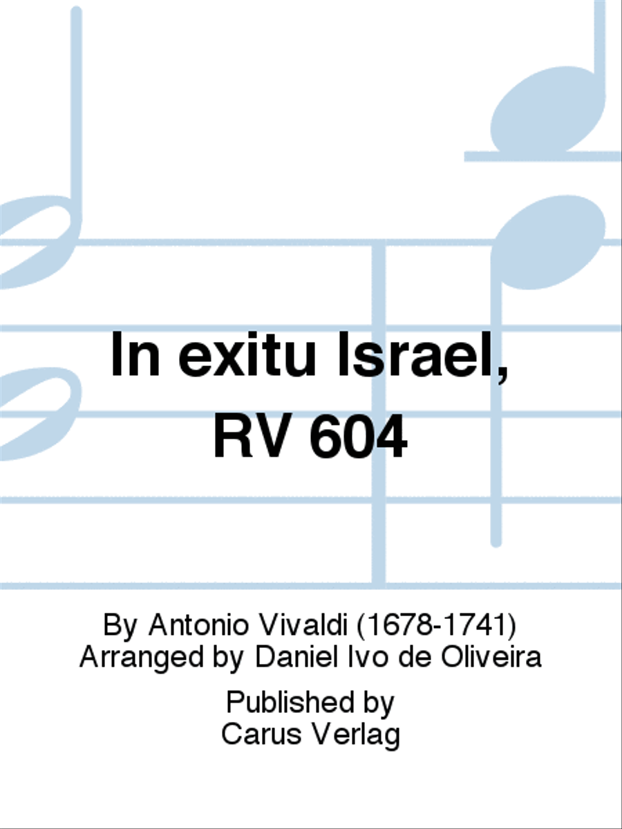 When Israel's people went out of Egypt (In exitu Israel) 4-Part scores gallery preview page 1