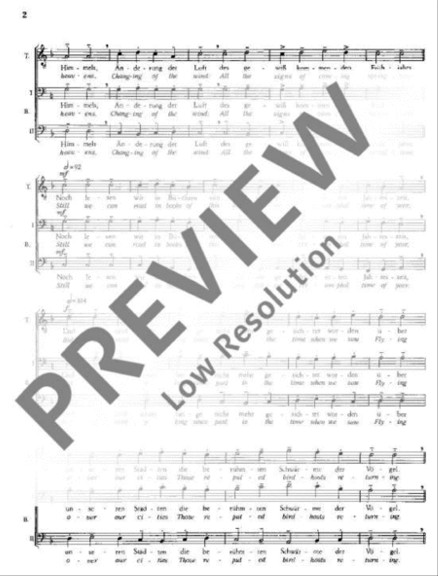 On Spring, on Oiltank and on Flying Mixed Choir scores gallery preview page 3