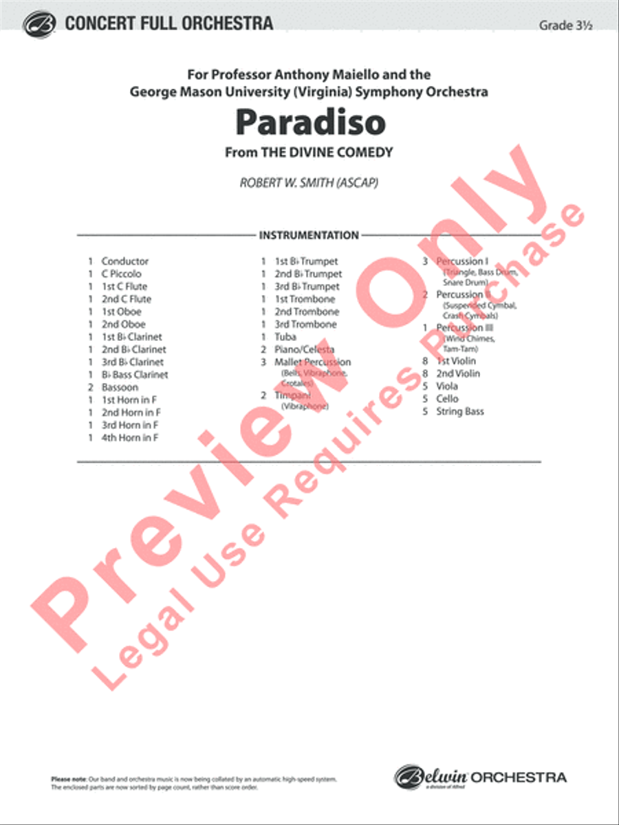 Paradiso (from The Divine Comedy)