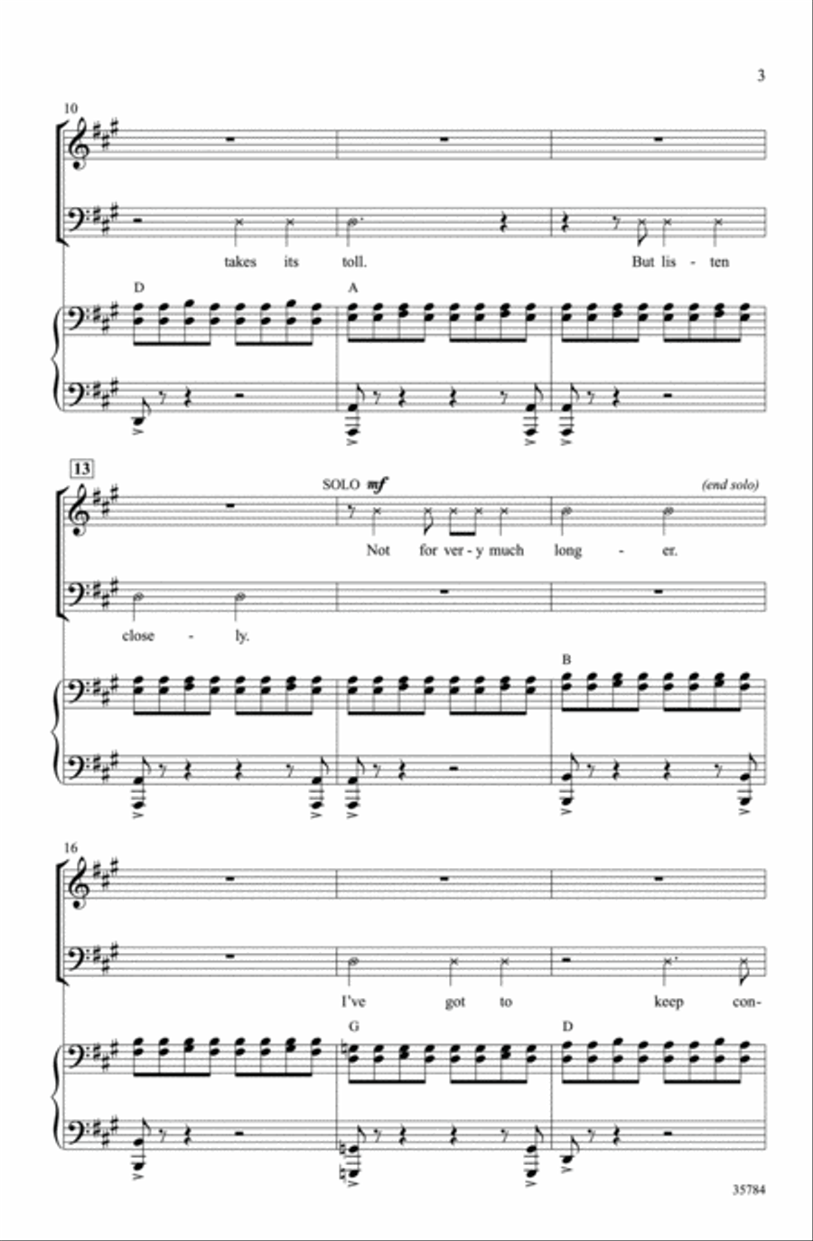 The Time Warp (from The Rocky Horror Picture Show) - SoundTrax CD (CD only) Choir scores gallery preview page 3