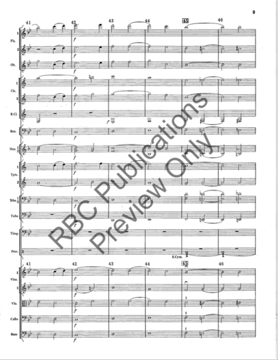 Gloria And Alleluia Gloria And Alleluia Full Orchestra scores gallery preview page 10
