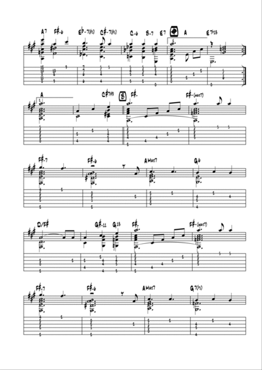 With A Little Help From My Friends Electric Guitar scores gallery preview page 2