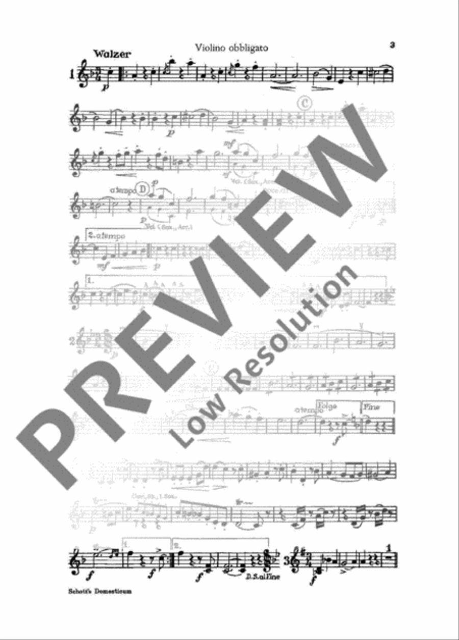 Rosen aus dem Süden Oboe scores gallery preview page 4