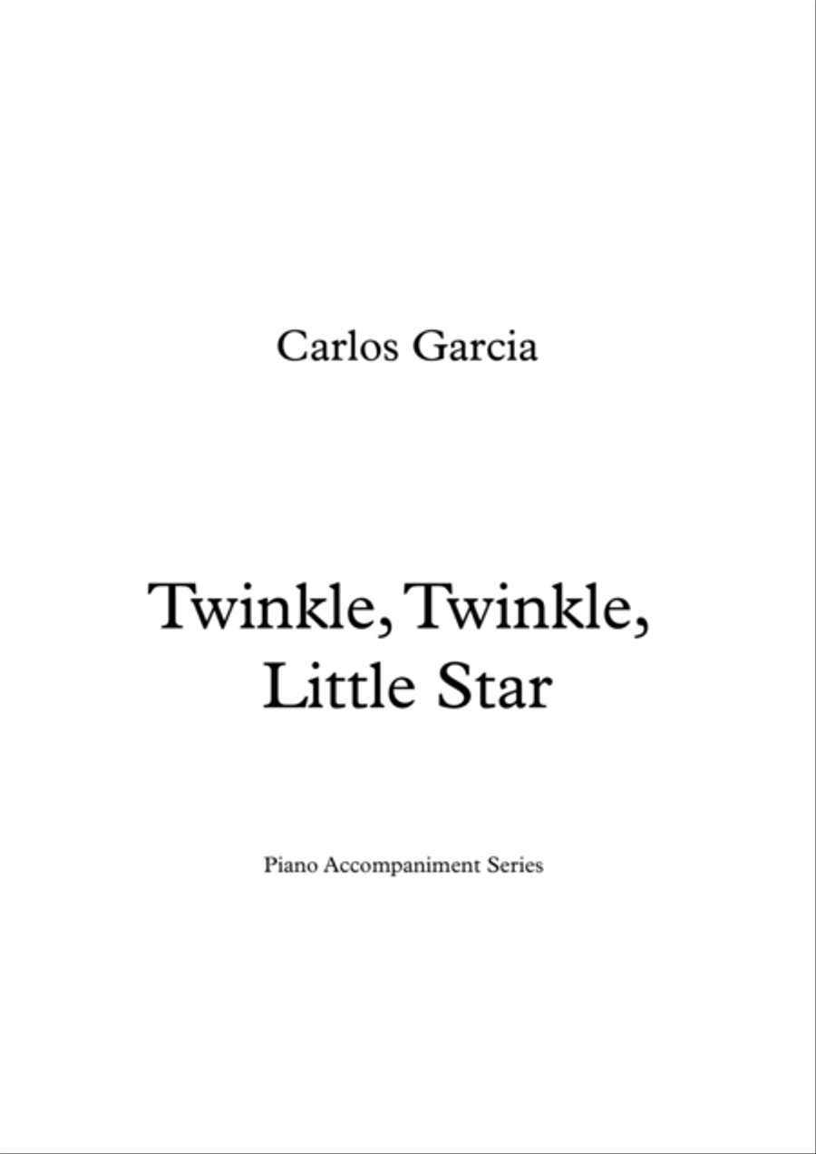 Twinkle, Twinkle, Little star Small Ensemble scores gallery preview page 1