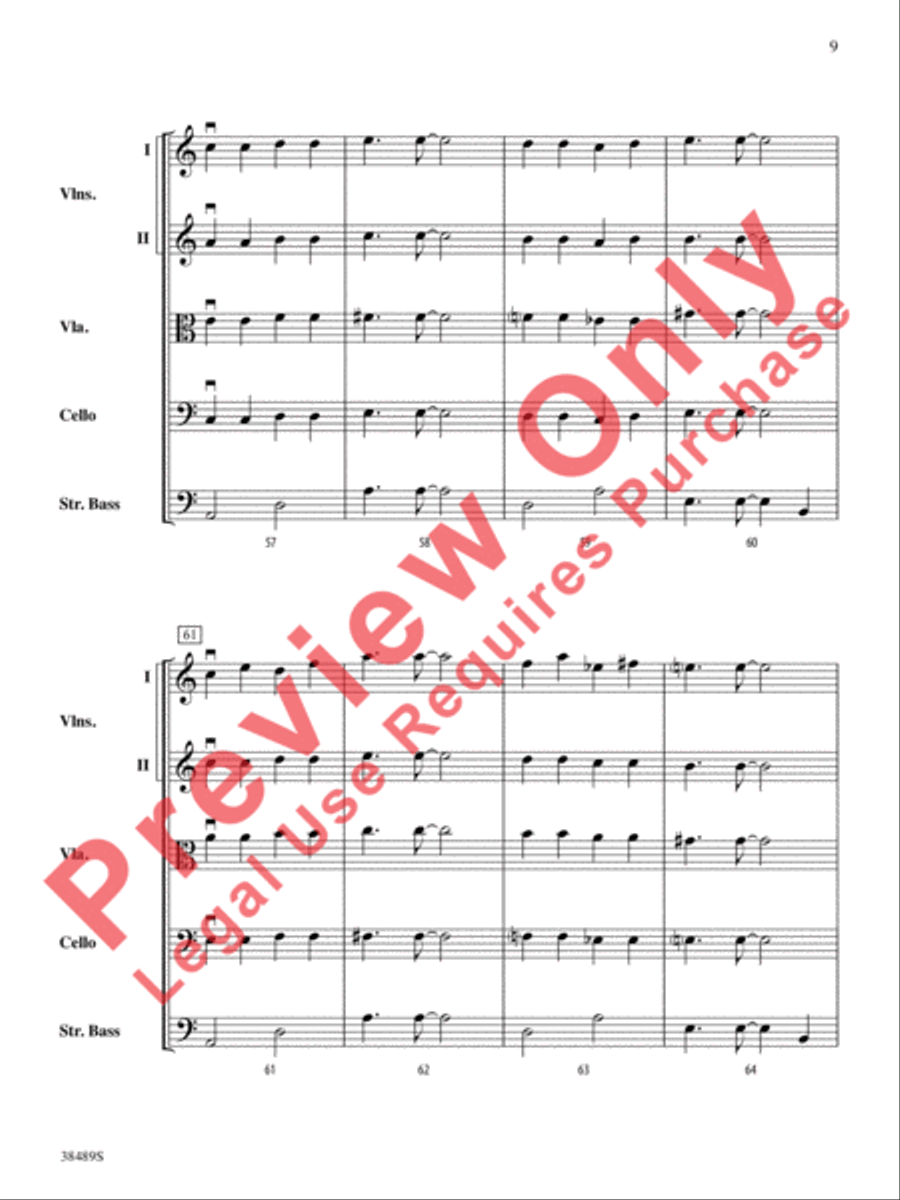 A la Media Noche A la Media Noche String Orchestra scores gallery preview page 10