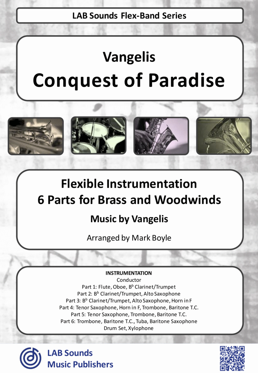 Conquest Of Paradise Conquest Of Paradise Concert Band scores gallery preview page 1