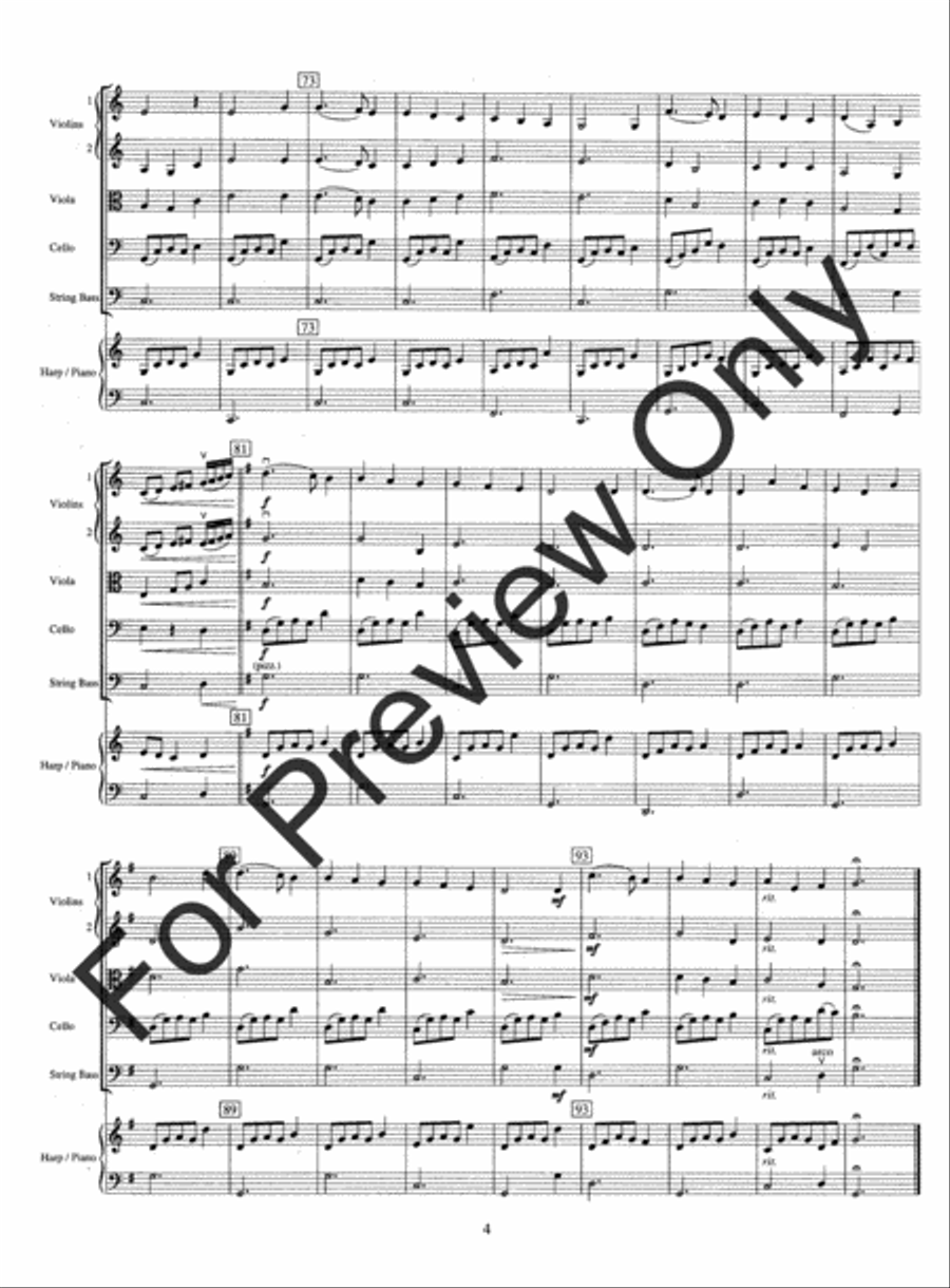 Christmas Concert Suite Christmas Concert Suite String Orchestra scores gallery preview page 7
