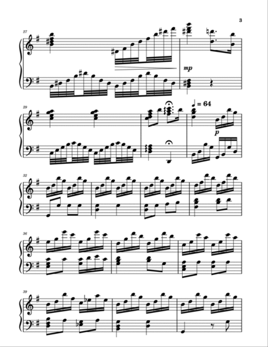 Rondine al Nido Piano Solo scores gallery preview page 3