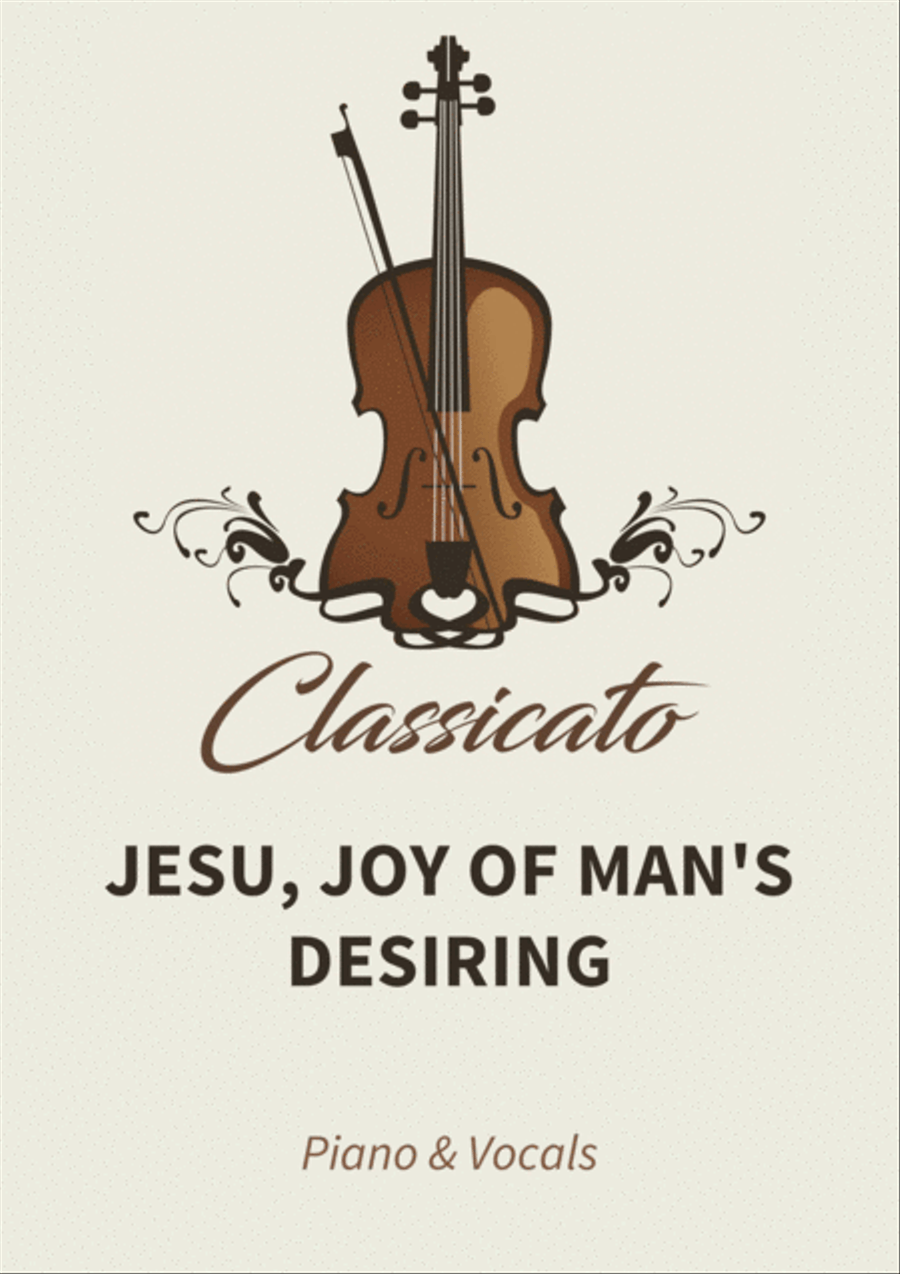 Jesu, Joy of Man's Desiring Piano, Vocal, Guitar scores gallery preview page 1