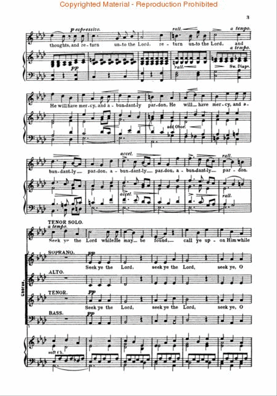 Seek Ye the Lord 4-Part scores gallery preview page 3