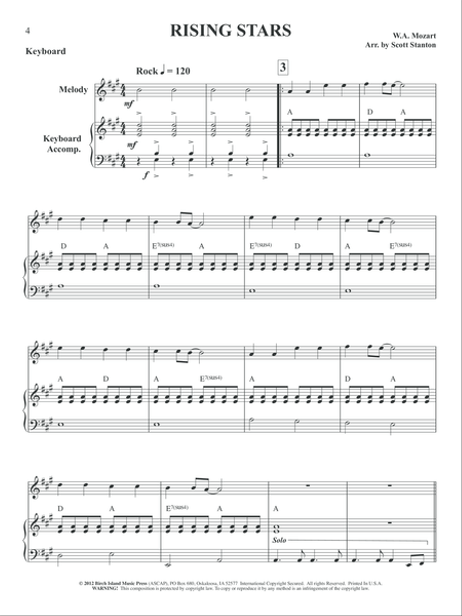 Rising Stars Concert Band Methods scores gallery preview page 6