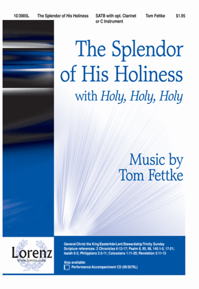 Book cover for The Splendor of His Holiness