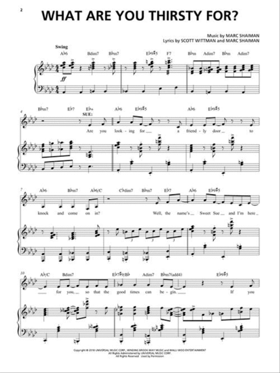 Some Like It Hot Some Like It Hot Piano, Vocal scores gallery preview page 4