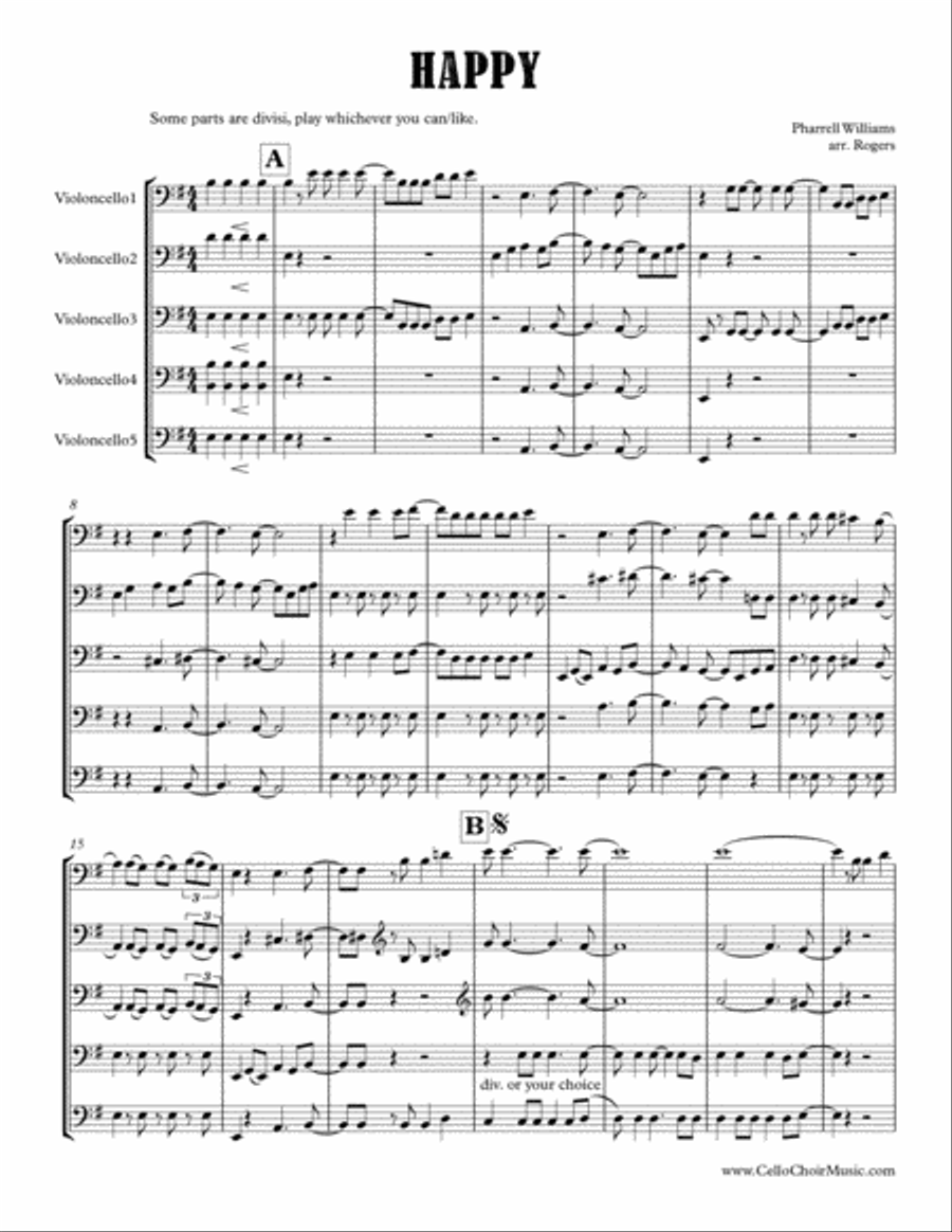 Happy String Quintet scores gallery preview page 2