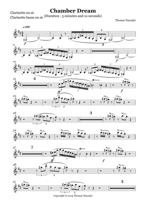 Chamber Dream/Clarinet and Bass Clarinet PART