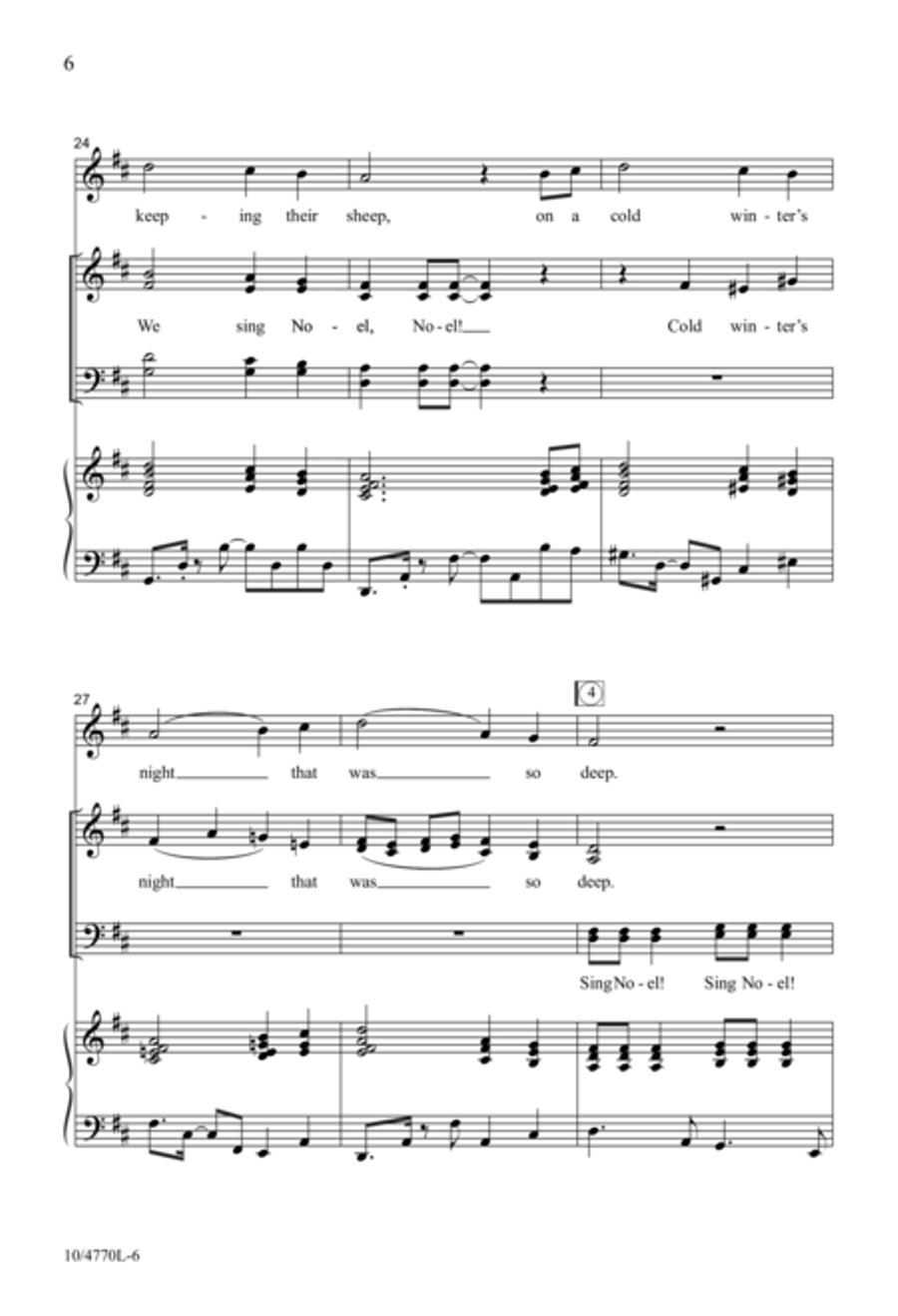 The First African Noel 4-Part scores gallery preview page 6