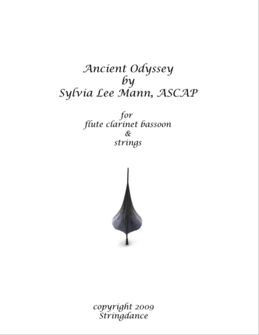 Ancient Odyssey String Orchestra scores gallery preview page 1