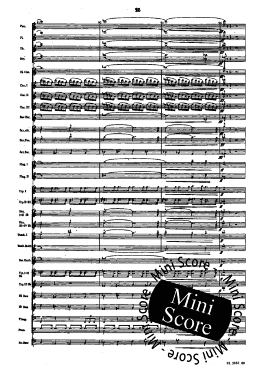 Evocazioni Evocazioni Concert Band scores gallery preview page 29