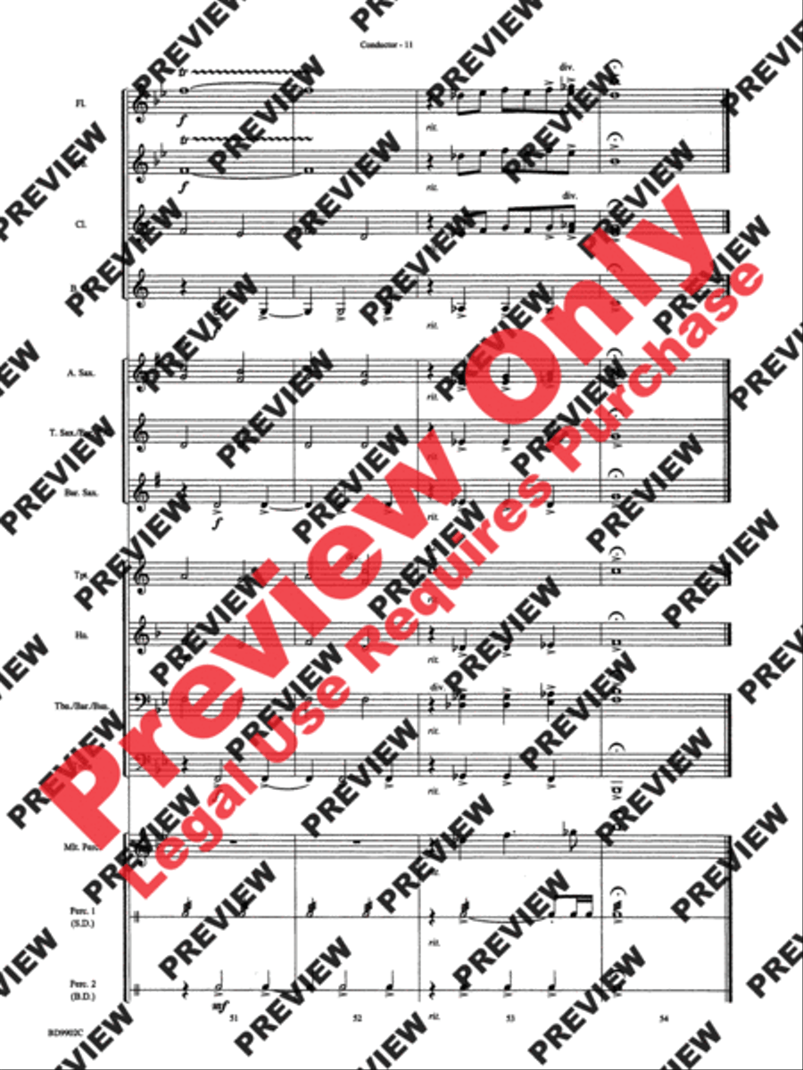Then Come the Heroes Then Come the Heroes Concert Band scores gallery preview page 13