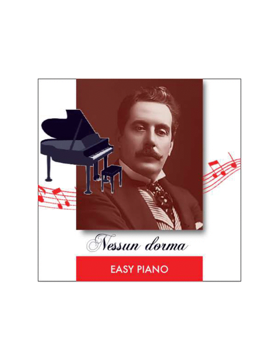 Nessun Dorma Easy Piano scores gallery preview page 1