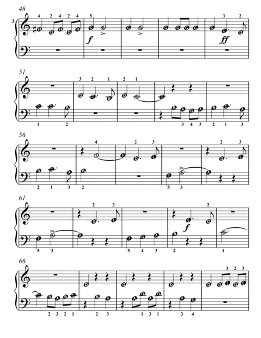 Estudiantina Waltz Opus 191 Beginner Piano Sheet Music