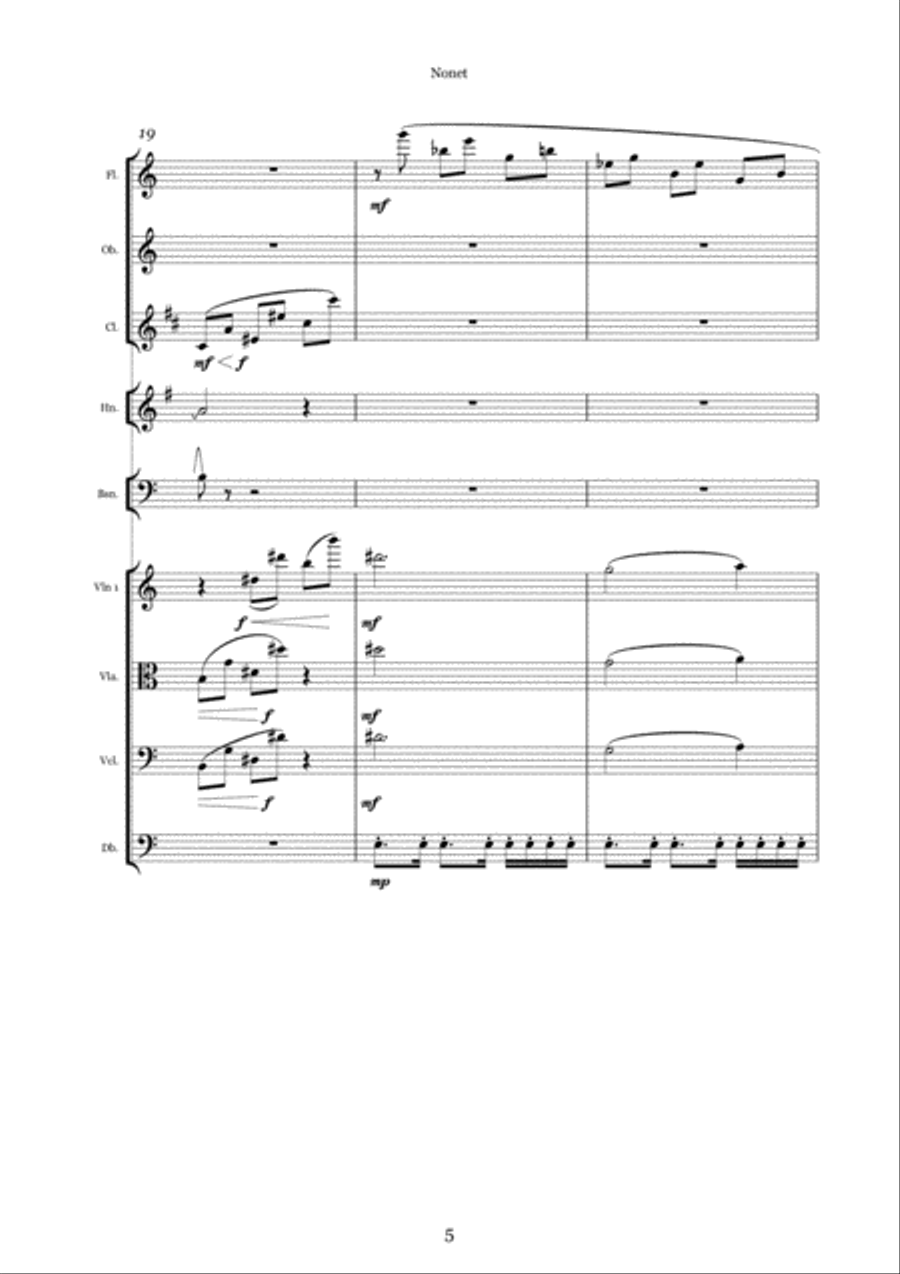 Nonet Nonet Small Ensemble scores gallery preview page 5