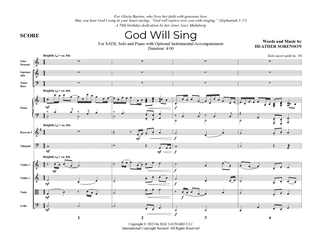 God Will Sing - Conductor Score (Full Score)