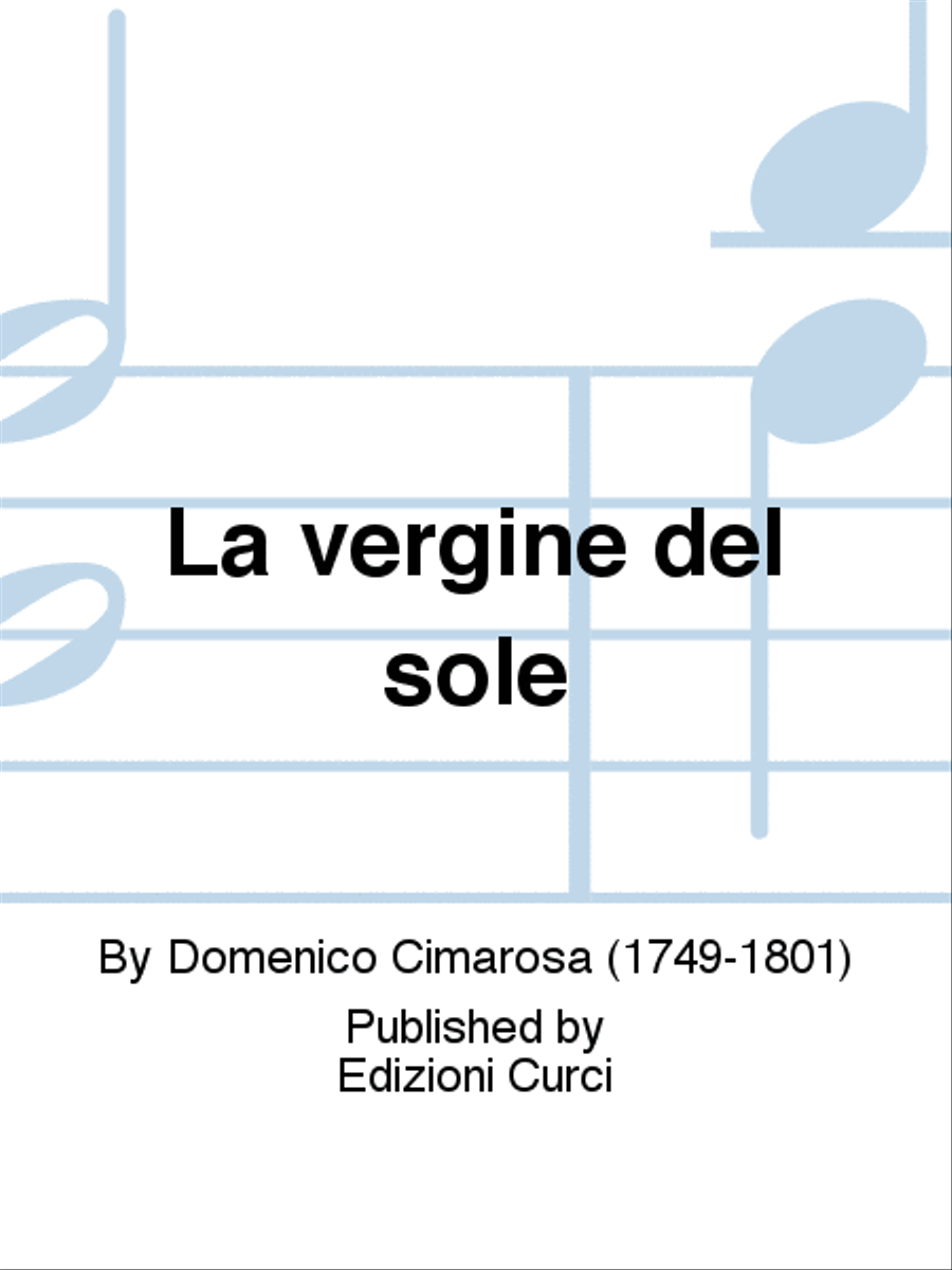 La vergine del sole Score scores gallery preview page 1