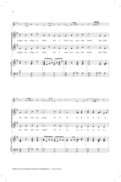 When In Our Music God Is Glorified (arr. Susan Brumfield)