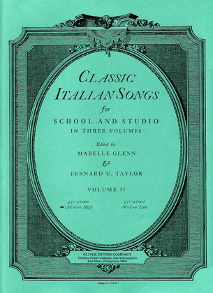 Book cover for Classic Italian Songs