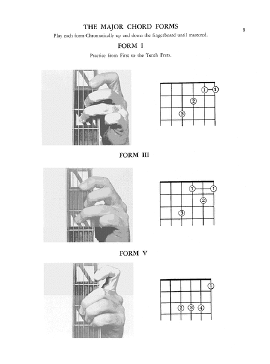Guitar Melody Chord Playing System Electric Guitar scores gallery preview page 6