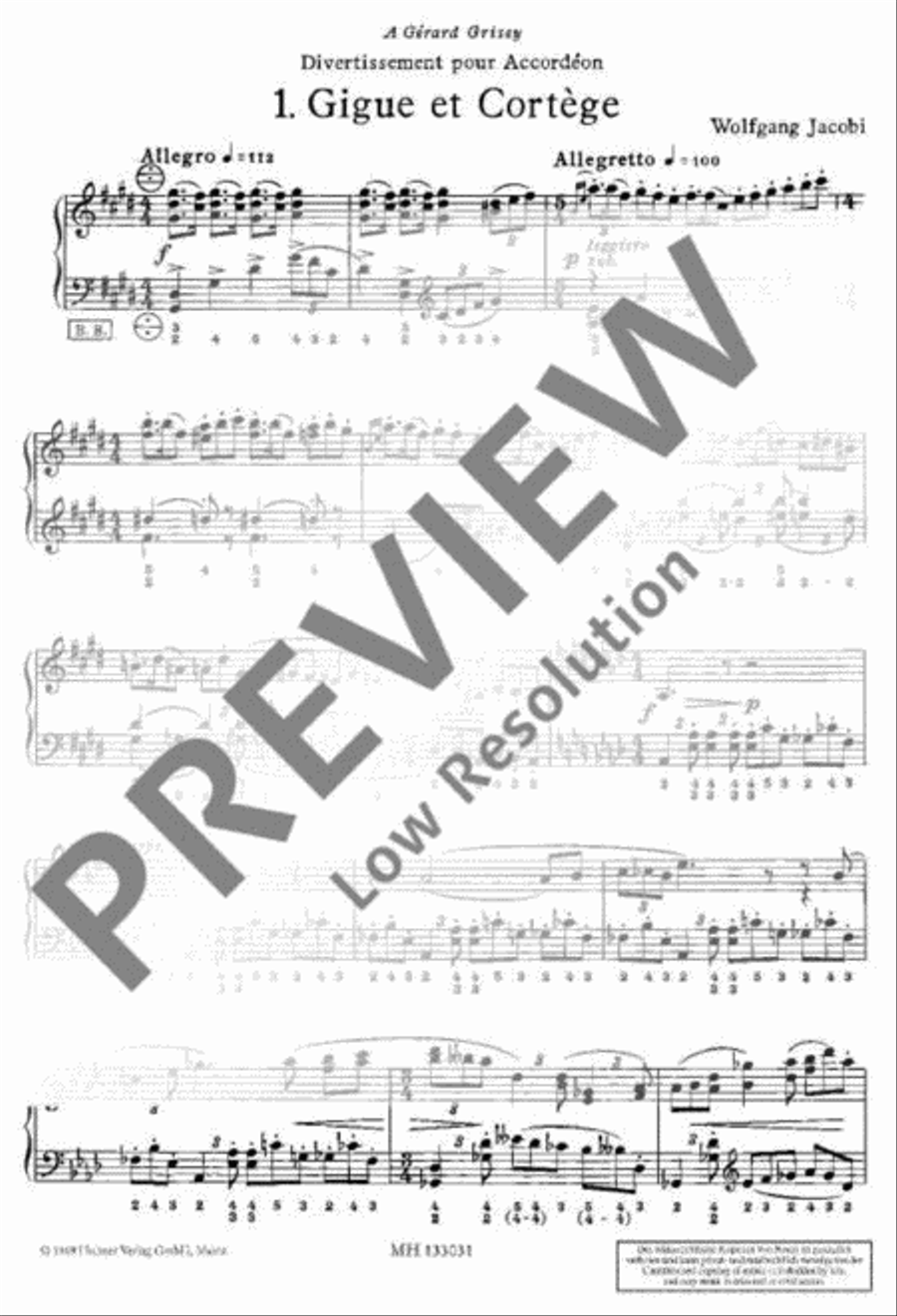 Divertissement Accordion scores gallery preview page 5