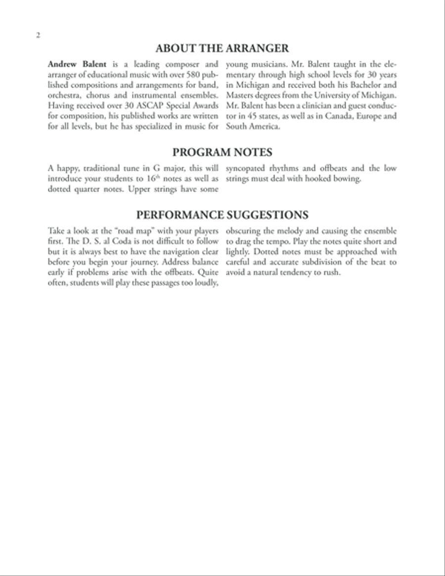 Sing-a-ling-a-ling Sing-a-ling-a-ling String Orchestra scores gallery preview page 2