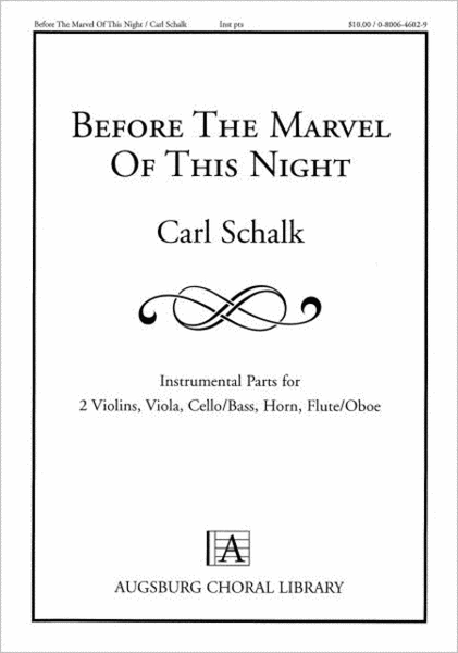 Before the Marvel of This Night (Instrumental Parts)
