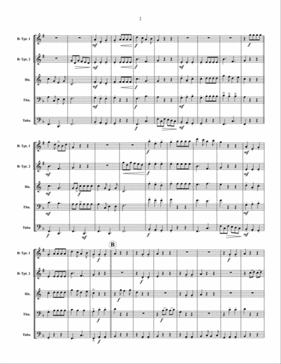 Bocoxe Brass Quintet scores gallery preview page 2