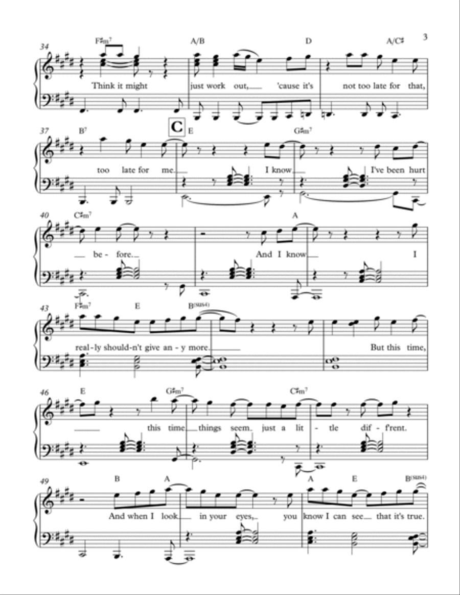 All Right Piano Solo scores gallery preview page 3