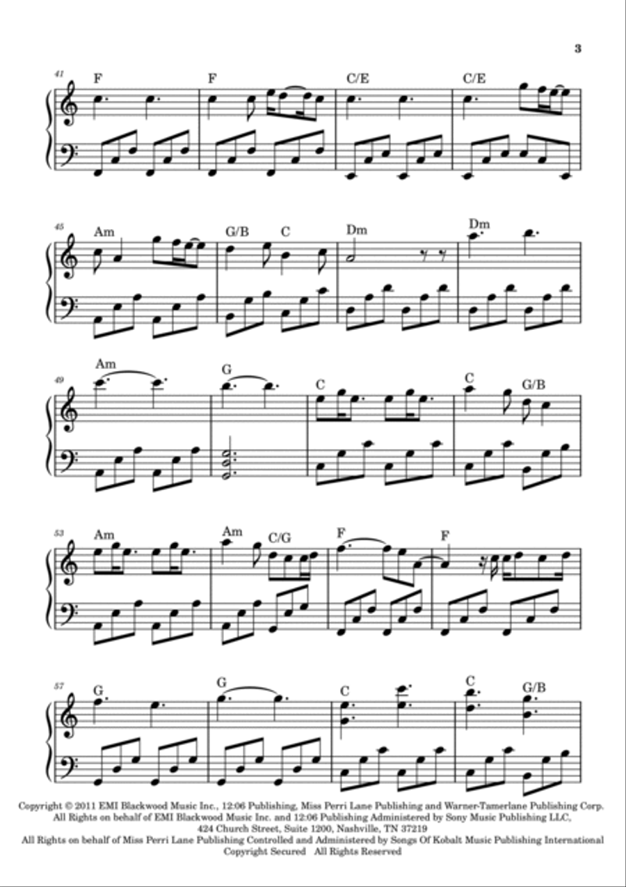 A Thousand Years Voice scores gallery preview page 3