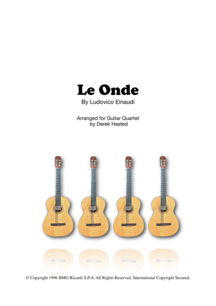Le Onde - Guitar Quartet/Large Ensemble image number null