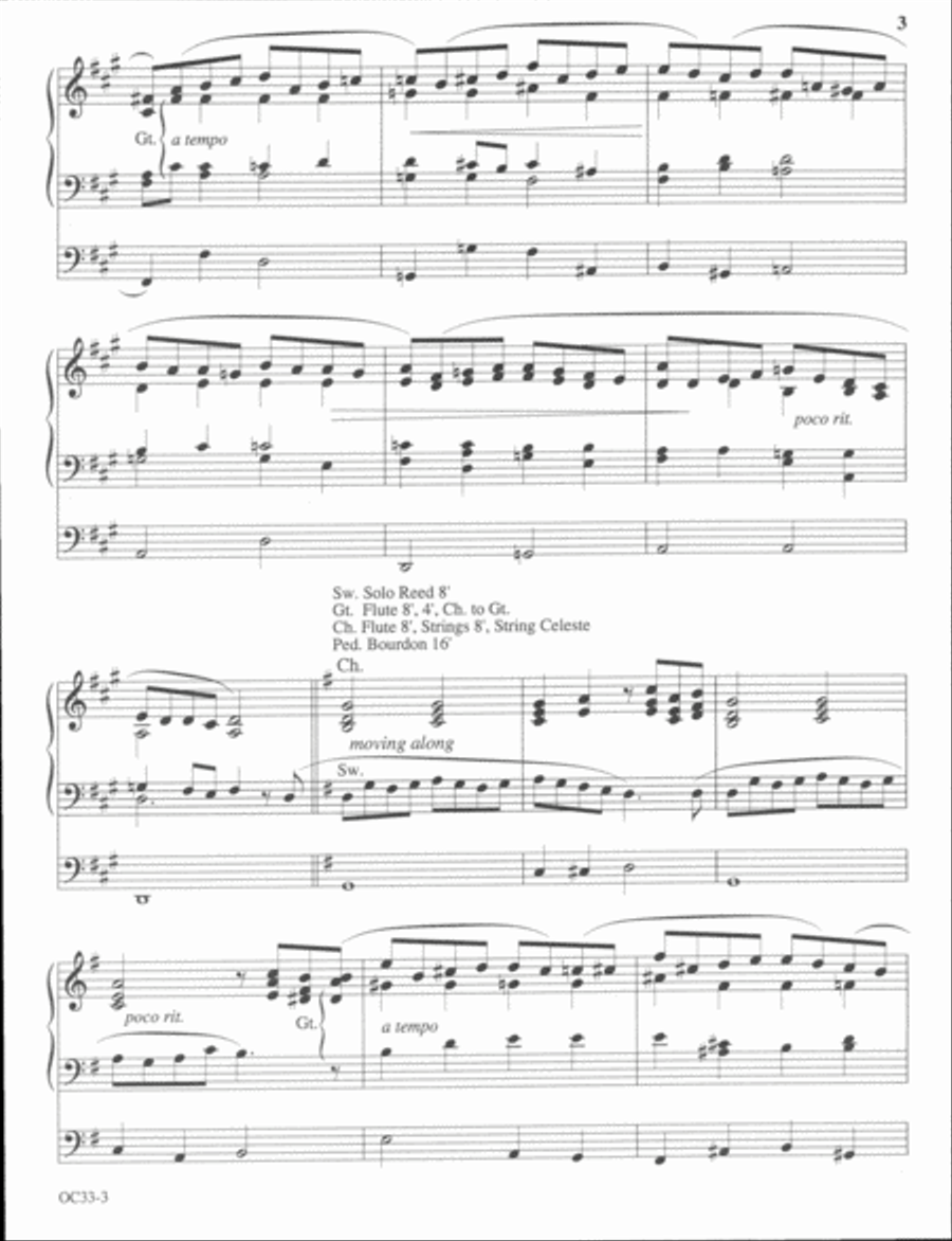 In His Presence Organ scores gallery preview page 3