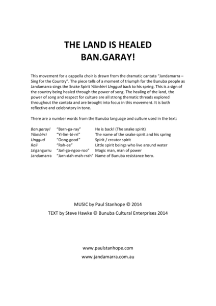 The Land is Healed - Ban.garay! image number null