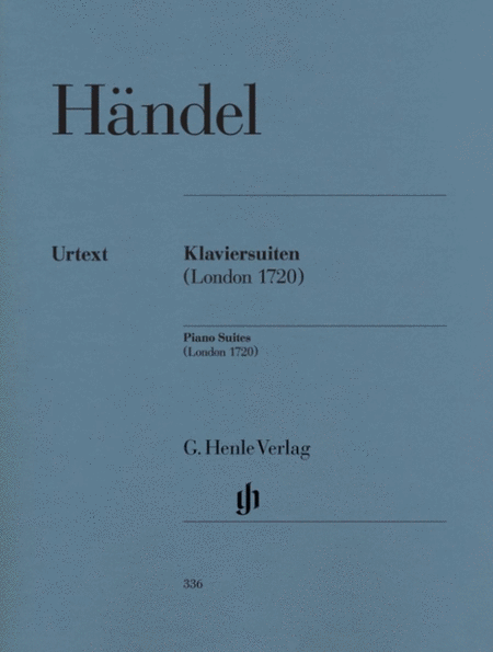 Handel - Piano Suites Nos 1 To 8 Hwv 426-433 Urtext