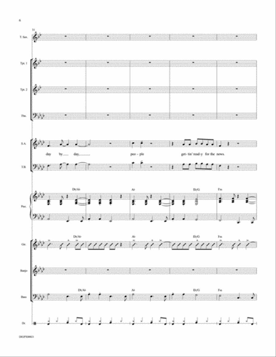 Listen to the Music: Score Score scores gallery preview page 6