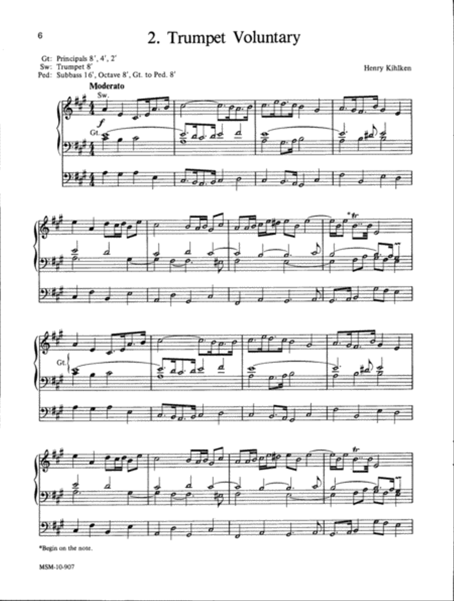 Ceremonial Suite Organ scores gallery preview page 4
