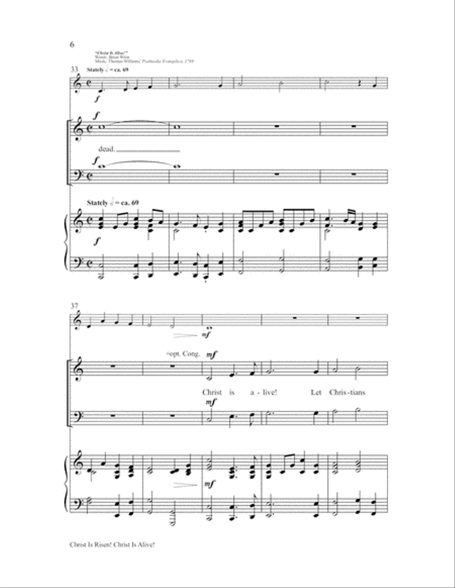 Christ Is Risen! Christ Is Alive! Choir scores gallery preview page 6