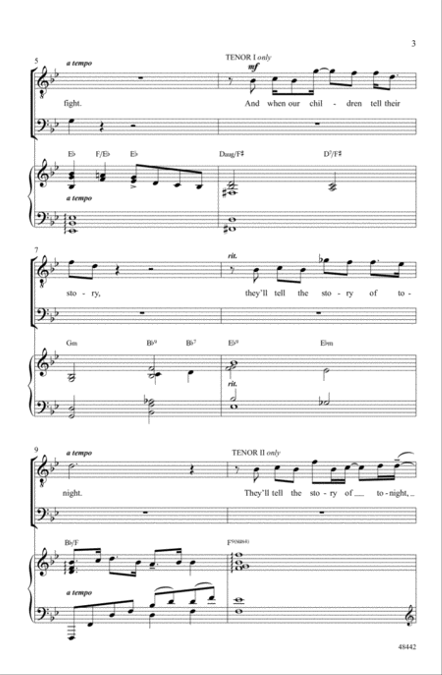 Found/Tonight Choir scores gallery preview page 2